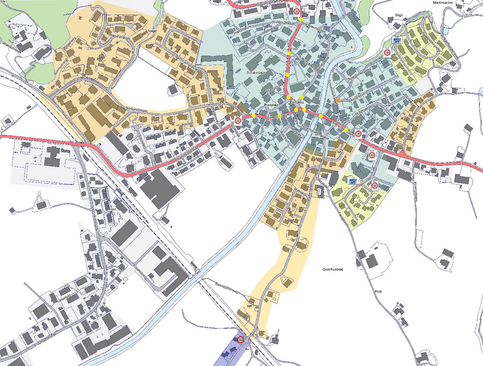 20-12-07-situationsplan-konzept-verkehrsberuhigung-steinen